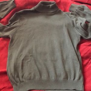 Forever 21 Olive Green Turtleneck Sweater